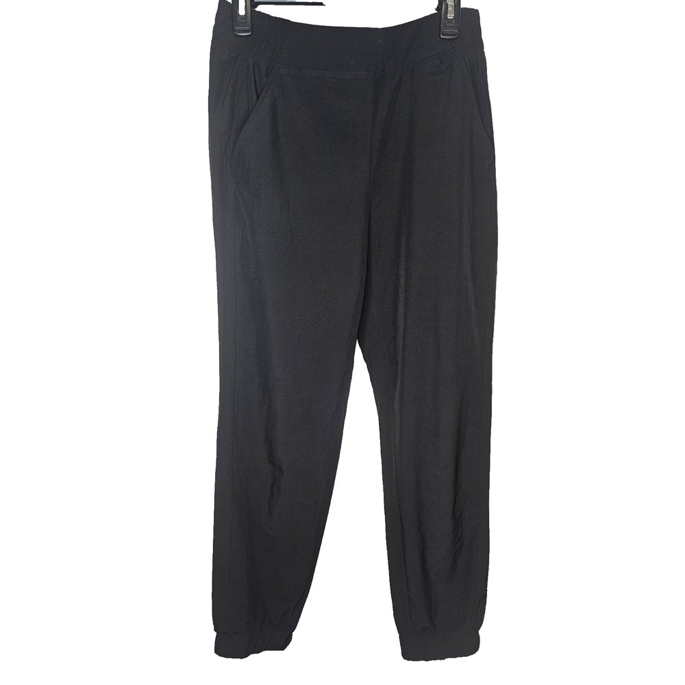 90 Degree by Reflex Black Jogger Pants Womens M Stretchy Waist Athleisure